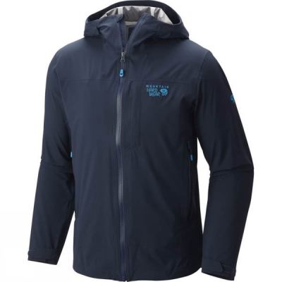 Chaquetas Mountain Hardwear Stretch Ozonic Hombre Azul Marino - Chile GJA846273